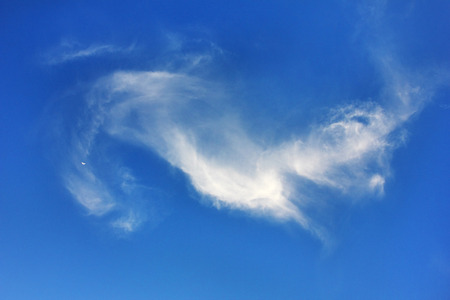 blue sky with clouds backgroundの写真素材