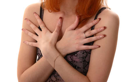 hands cross in defend gesture