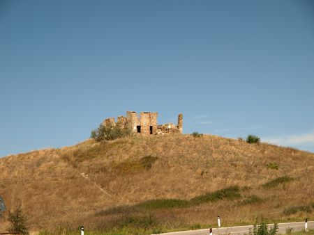 Old tuscan farmhouse, Italy の写真素材