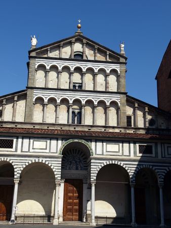 Cathedral St Zeno's - Pistoia, Tuscany,  Italyの写真素材
