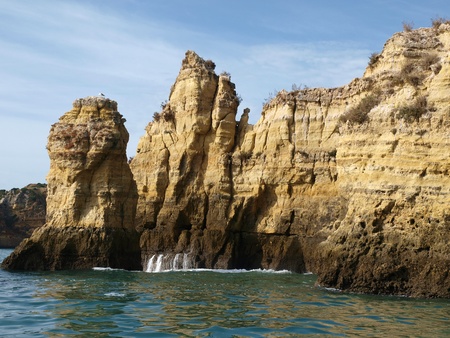 Picturesque Alagarve coast between Lagos and the Cap Vincentの写真素材