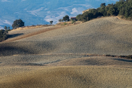 The landscape of the  Tuscany. Italy