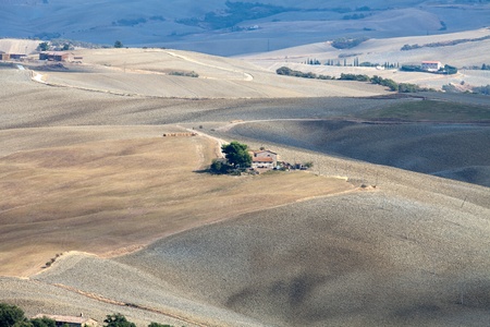 The landscape of the  Tuscany. Italyの写真素材
