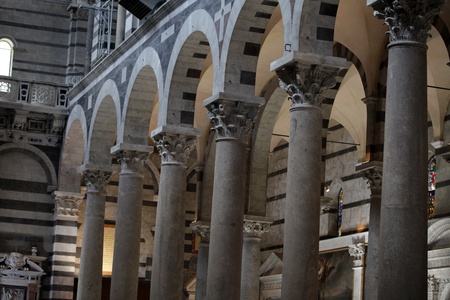 Duomo interior - Pisa, Tuscany Italyのeditorial素材