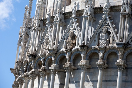 Pisa - Baptistry of St. John in the Piazza dei Miracoliのeditorial素材