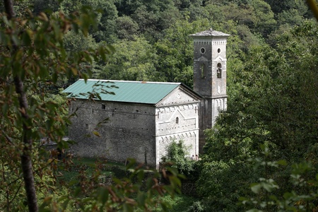Isola Santa - The ancient medieval village. Tuscany , Italyの写真素材
