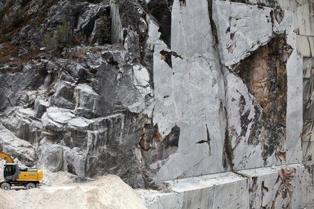 The Marble Quarries - Apuan Alps , Carrara, Tuscany, Italyの写真素材