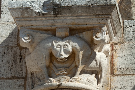 Sant Antimo Abbey near Montalcino in Tuscany, Italyの写真素材