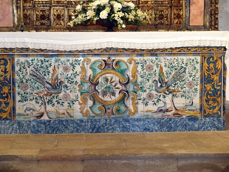 Sagres Point - Retable in the churchのeditorial素材