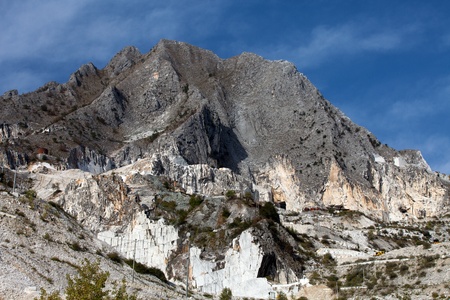 The Marble Quarries - Apuan Alps , Carrara, Tuscany, Italyの写真素材