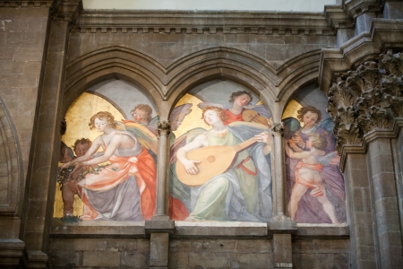 Florence - the interior of Duomoのeditorial素材