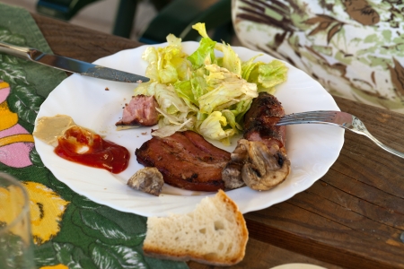  delicious grilled meatの写真素材