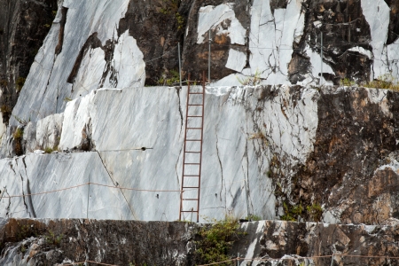 The Marble Quarries - Apuan Alps , Carrara, Tuscany, Italyの写真素材