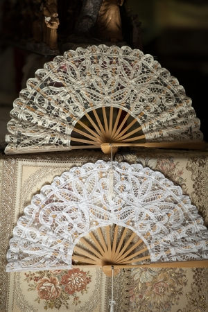 Lace Hand Fansの写真素材