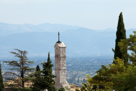 Assisi - medieval town. Umbria, Italy.の写真素材