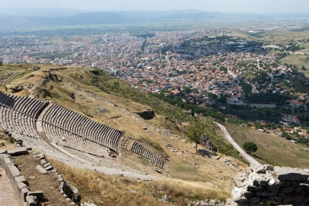 The Hellenistic Theater in Pergamonの写真素材