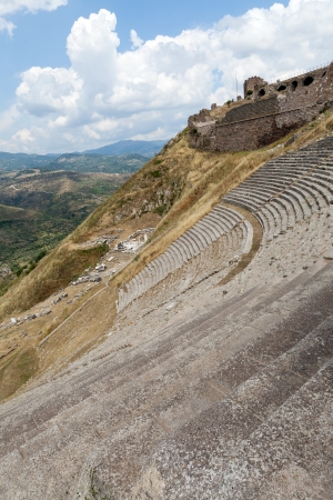 The Hellenistic Theater in Pergamonの写真素材