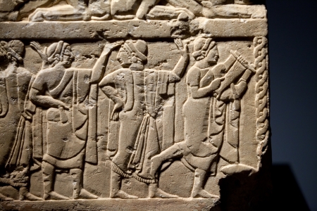 Sarcophagus of Chiusi, Tuscany. 5th century B.Cのeditorial素材