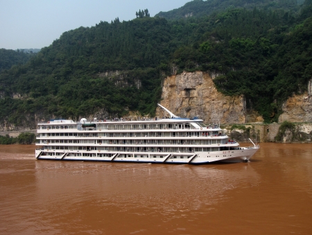 Travel place Yangtze River in China のeditorial素材