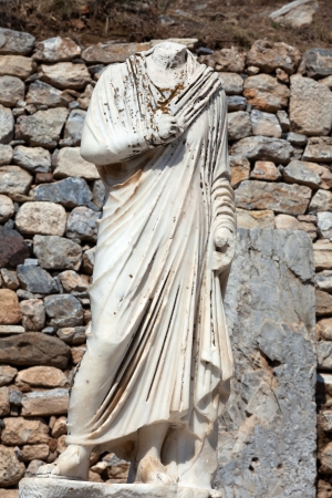 Ruins of the ancient Greek city Ephesusの写真素材