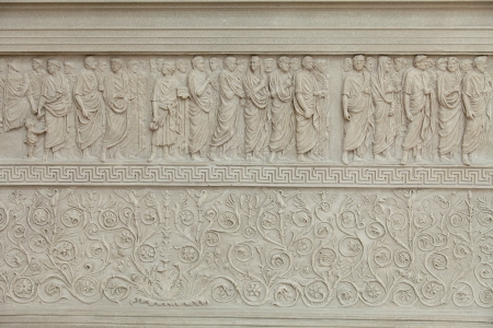 Rome - Ara Pacis, Altar of Augustan Peaceの写真素材