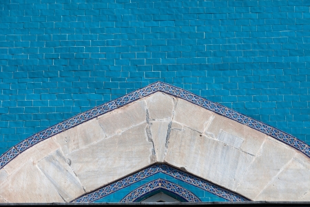Green Tomb facade -  Exterior detail. Bursa, Turkeyの写真素材