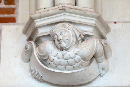 Architectural decorations in the castle Amboise. .Valley of the river Loire. France