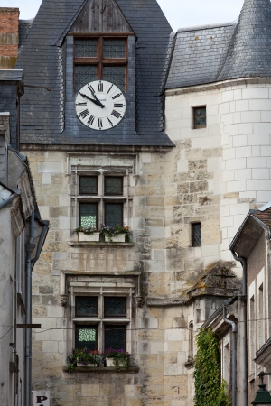 Beautiful medieval village Amboise, Loire Valley, Franceの写真素材
