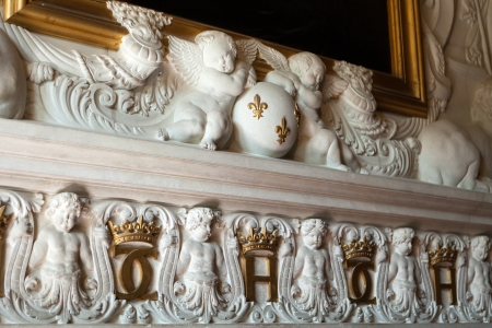  Castle of Chenonceau interior.  Known as the castle of the ladies was built in 1513  and is one of the most visited in the Loire Valley.のeditorial素材