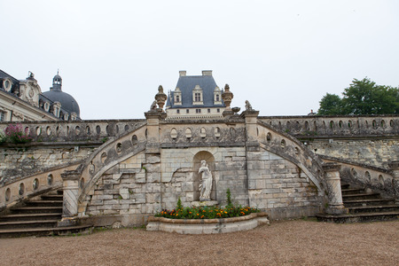Valencay castle in the valley of Loire, France のeditorial素材
