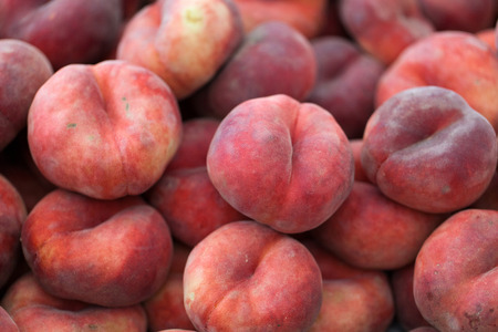 Saturn peach or chinese flat peaches