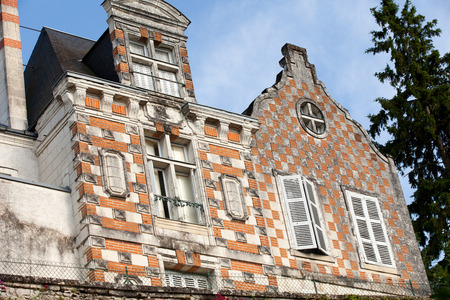 Loches the charming small country town in the valley of Loireのeditorial素材