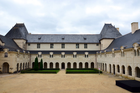 Fontevraud Abbey - Loire Valley , Franceのeditorial素材