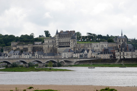  Amboise castle .Valley of the river Loire. Franceのeditorial素材
