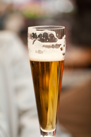 Glass of beerの写真素材