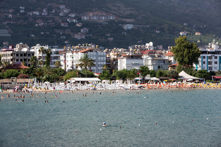 Alanya - the beach of Aladdin .  Alanya is one of most popular seaside resorts in Turkeyのeditorial素材