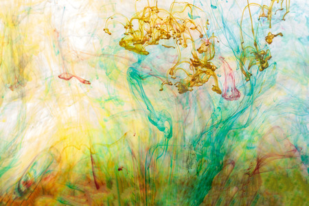 Abstract and very colorful motion blur backgroundの写真素材