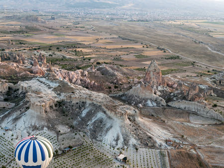 Cappadocia, Turkey.The greatest tourist attraction of Cappadocia , the flight with the balloon at sunriseのeditorial素材