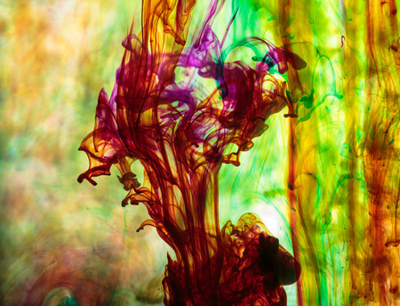 Abstract and very colorful motion blur backgroundの写真素材