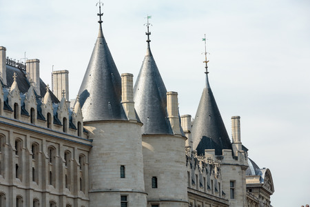Paris- Castle Conciergerie - former royal palace and prison.のeditorial素材