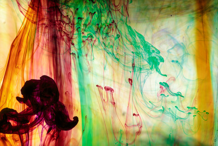 Abstract and very colorful motion blur backgroundの写真素材