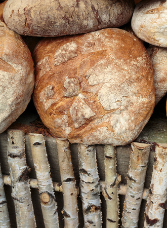 The  loaf of rustic bread traditionally roasted.