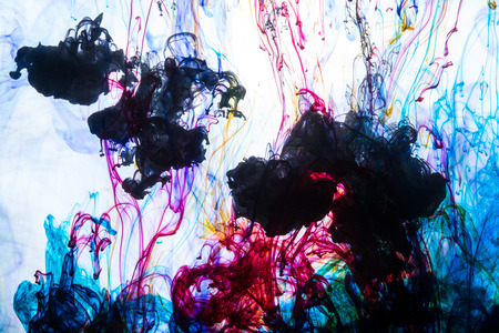 Abstract and very colorful motion blur backgroundの写真素材