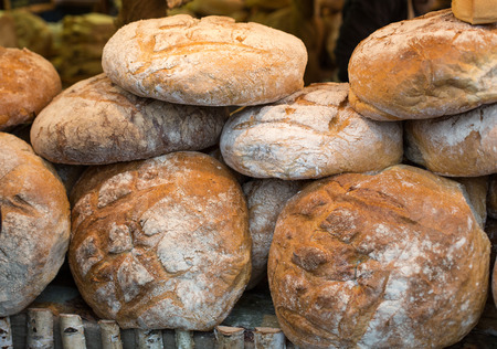 The  loaf of rustic bread traditionally roasted.