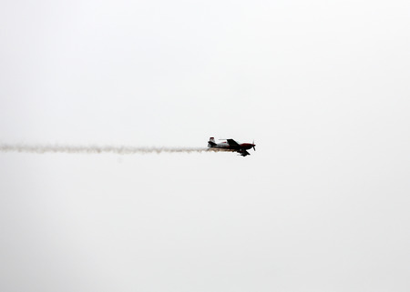 KRAKOW, POLAND - JUNE 29: Flying display and aerobatic show  in Malopolski Piknik Lotniczy (Air...