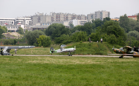 KRAKOW, POLAND - JUNE 27, 2015: XI Malopolski Piknik Lotniczy (Air festival) in Cracow, Polandのeditorial素材