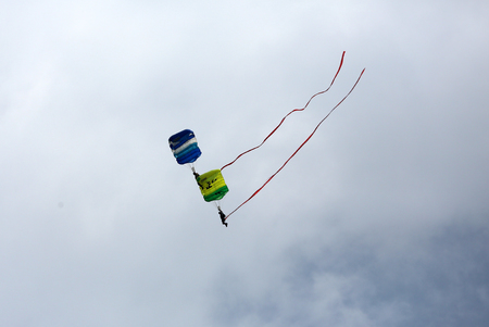 KRAKOW, POLAND - JUNE 27, 2015: XI Malopolski Piknik Lotniczy (Air festival) in Cracow, Polandのeditorial素材