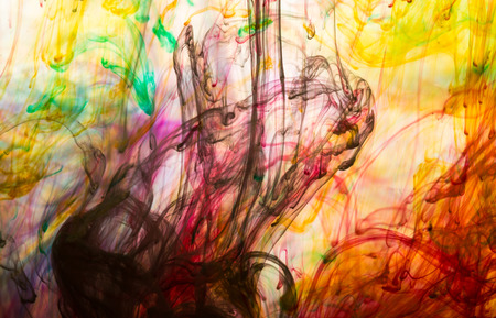 Abstract and very colorful motion blur backgroundの写真素材