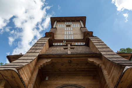 The old military cemetery form first world war in  Luzna Pustki- battle of Gorlice - Polandのeditorial素材