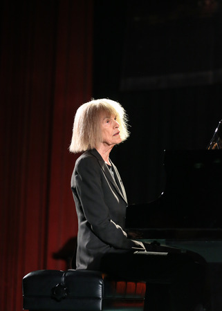 CRACOW, POLAND - NOVEMBER 3, 2015: Carla Bley Trios playing live music at The Cracow Jazz All Souls  Day Festival in Cracow. Polandのeditorial素材